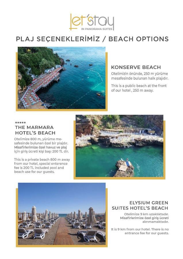 Letstay Panorama Suites Анталья Экстерьер фото